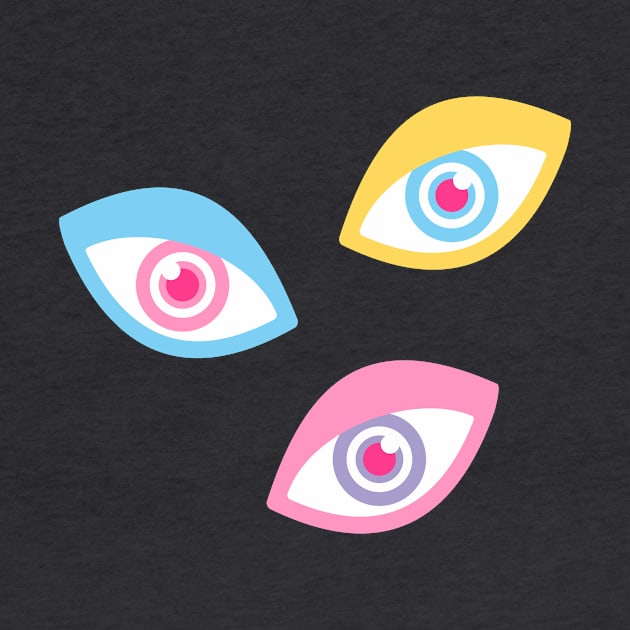 Big Pastel Eyes by XOOXOO